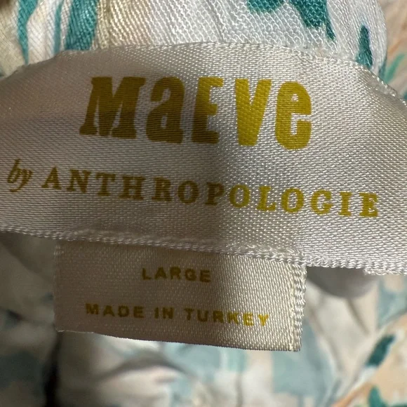 Anthropologie‎ Maeve Gabriela High Rise Wide Leg Pants- Large - Picture 9 of 10